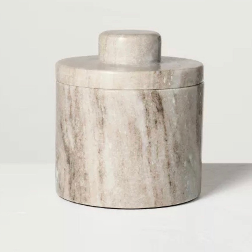 Hearth & Hand™ with Magnolia Marble Butter Keeper Warm Gray
